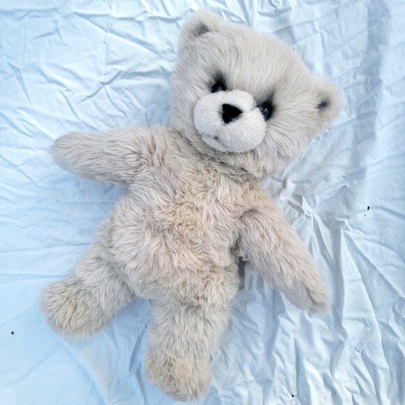 VTG WALLACE BERRIE AVANTI 1982 Plush 18" Cream Teddy Bear #962 Jockline ITALY - Picture 2 of 12